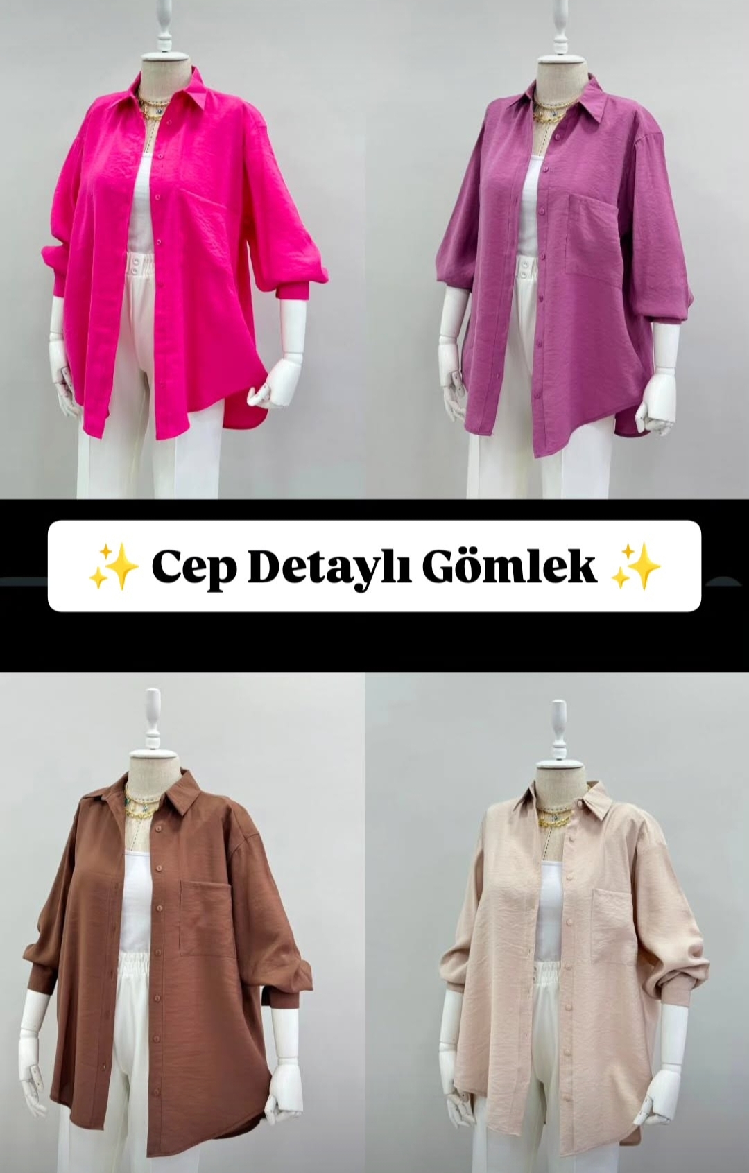 Cep detaylı Gömlek